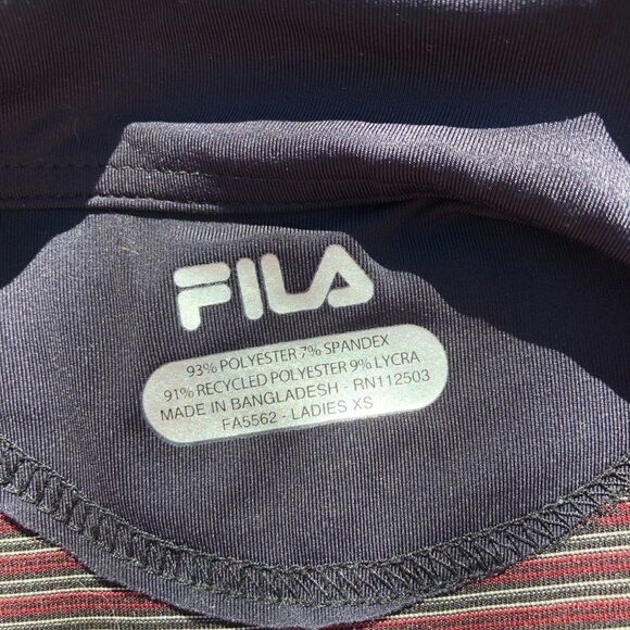 Fila - Striped Collared Poloโโ - Picture 4 of 4